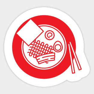 Minimalistic Ramen Sticker